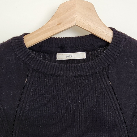 Black cotton knit Sessun - Picture 3 of 7